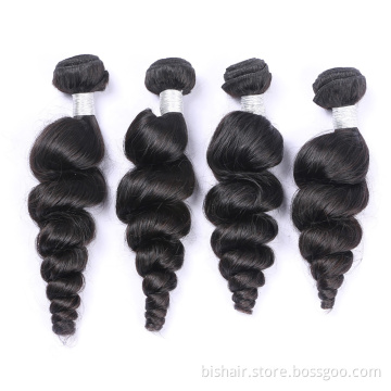 wholesale top quality 8a 9a 10a loose wave human hair bundles for black women cheapest virgin cuticle aligned brazilian hair